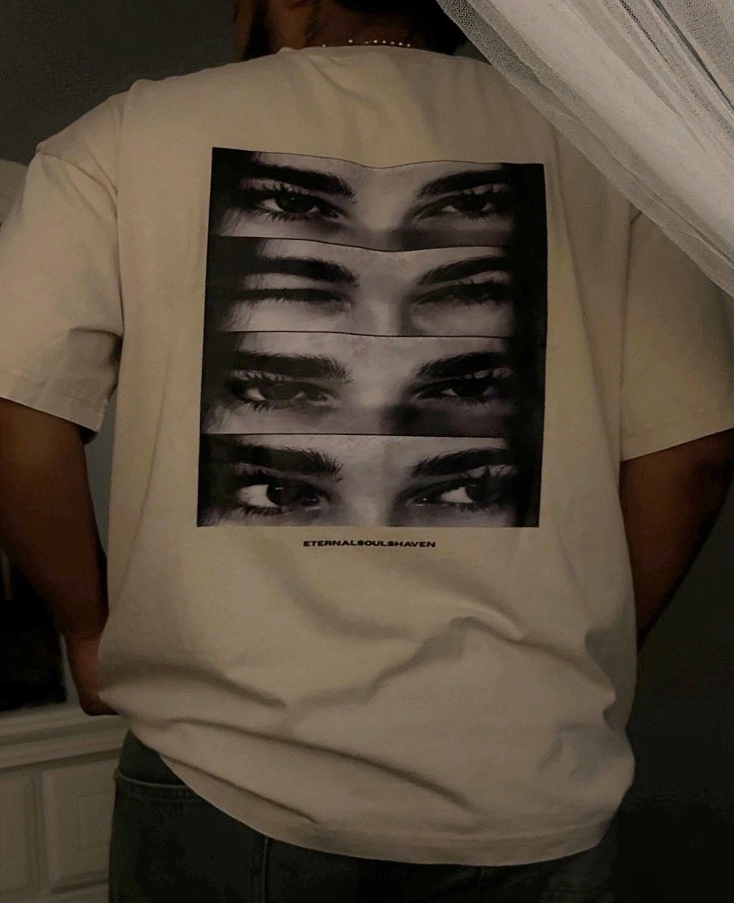 Custom Eyes Cotton T-Shirt - ''The eyes chico, they never lie.''
