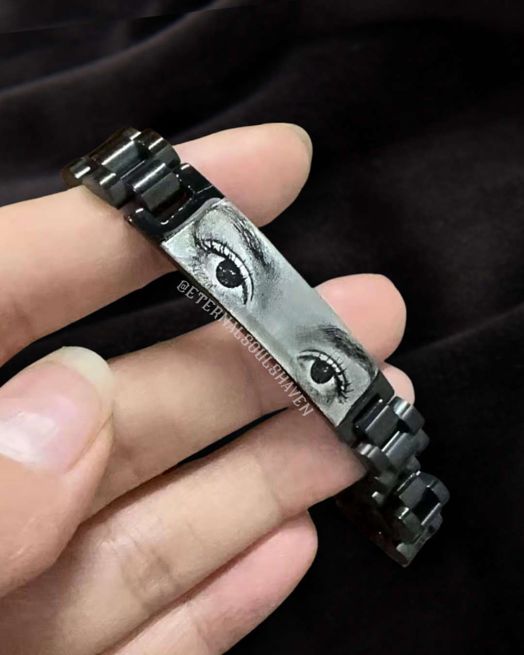 Custom Eyes Engravable Bracelet