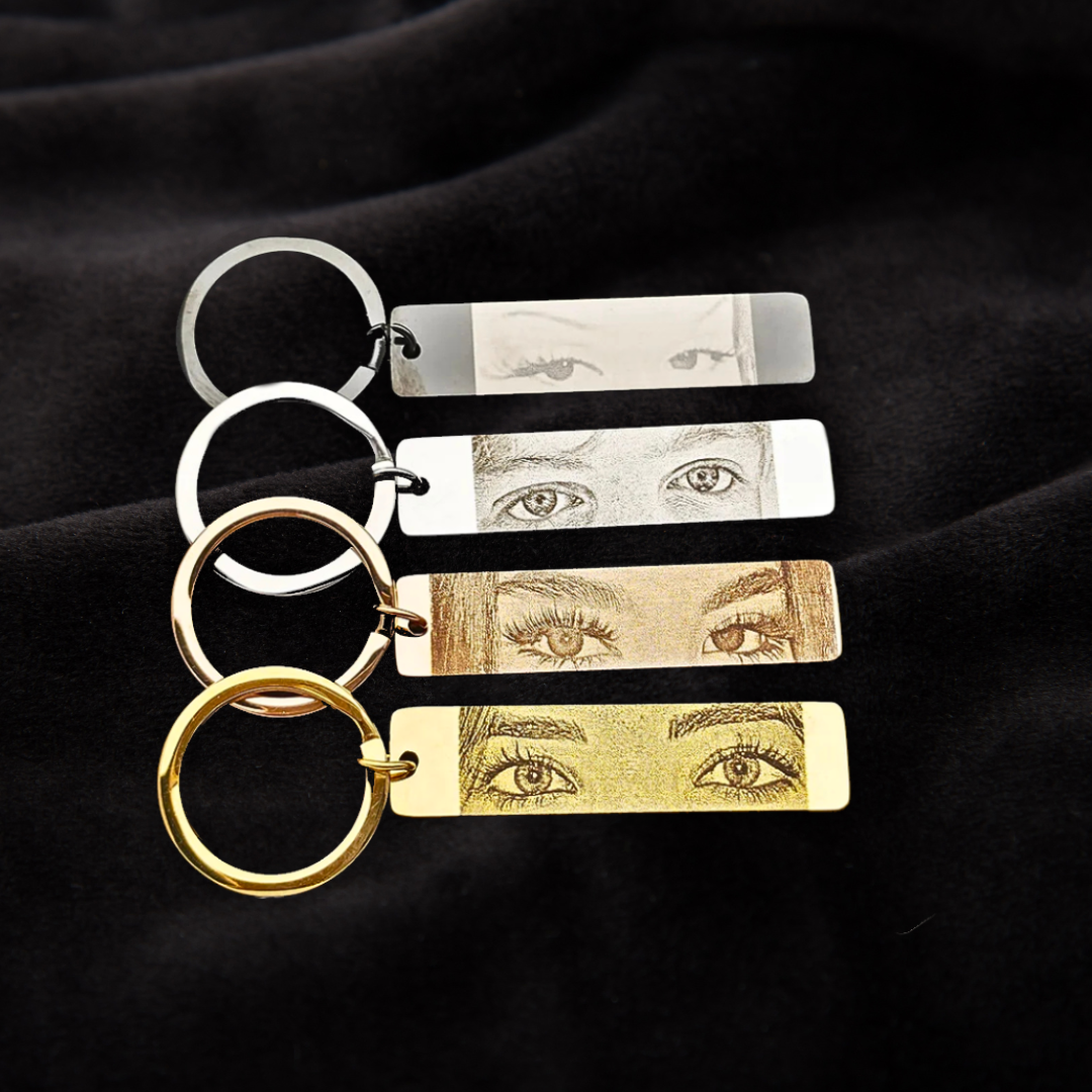 Custom Eyes Keychain
