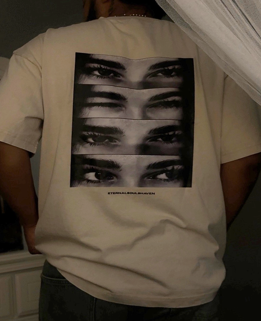 Custom Eyes Cotton T-Shirt - ''The eyes chico, they never lie.''