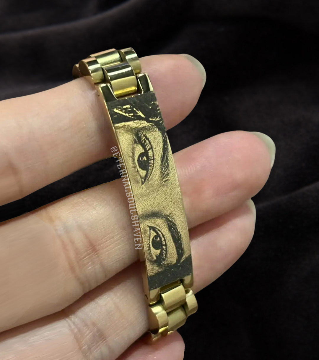 Custom Eyes Engravable Bracelet