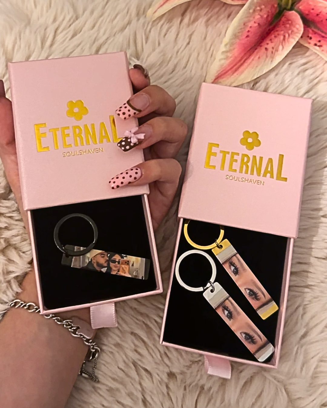 Custom Photo Keychain (In Color)