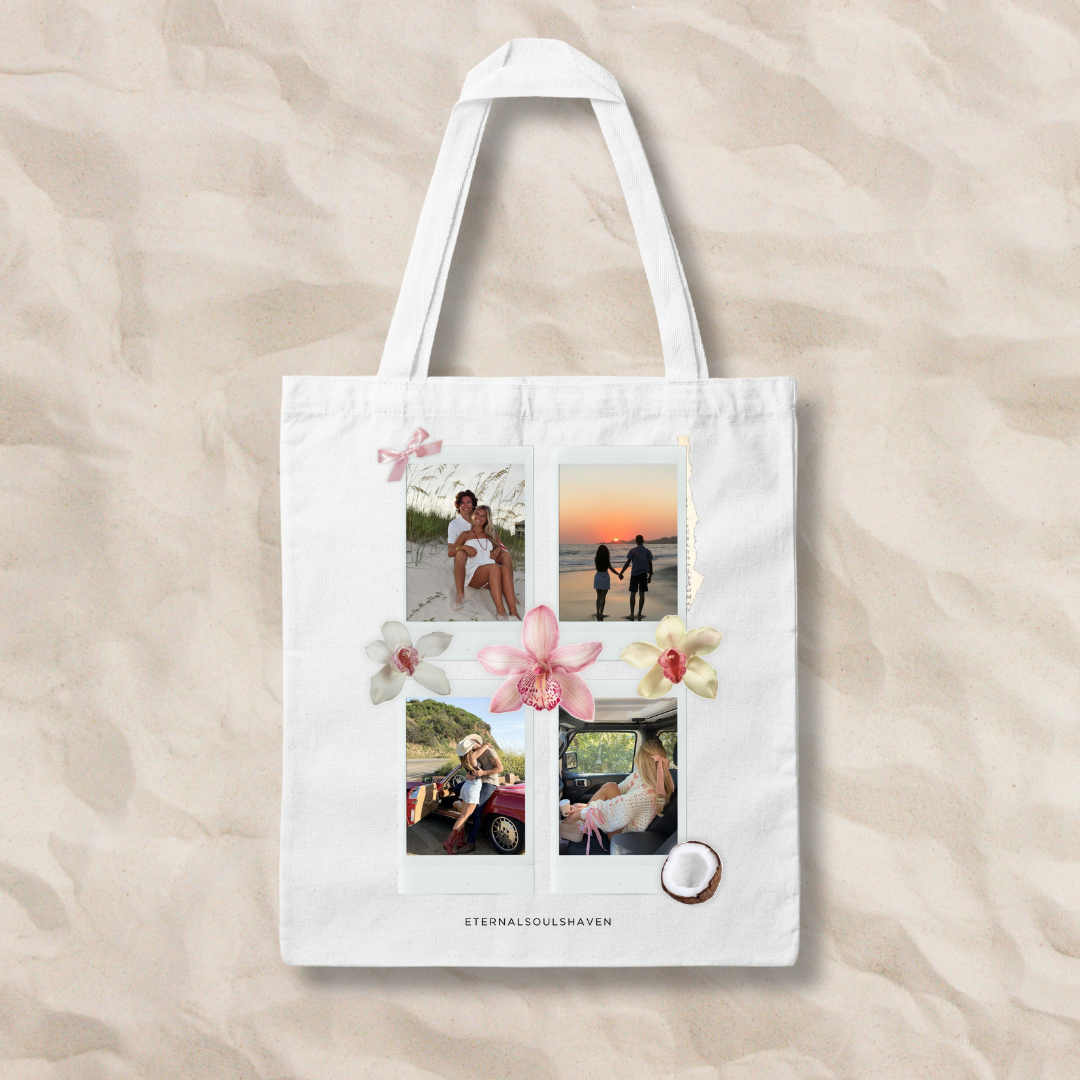 Custom Polaroid Island Girl Tote - EternalSoulsHaven