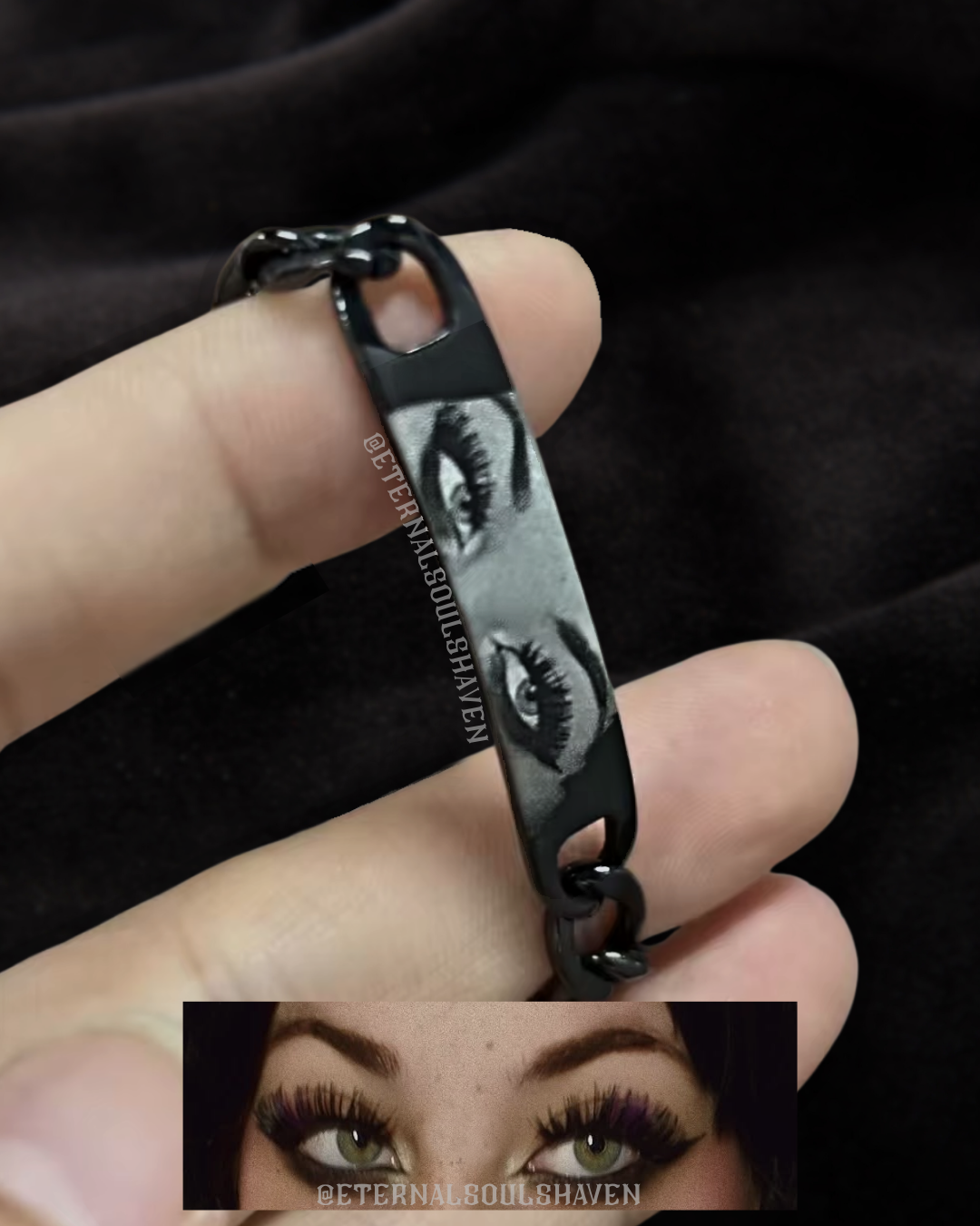 Custom Eyes Engravable Bracelet