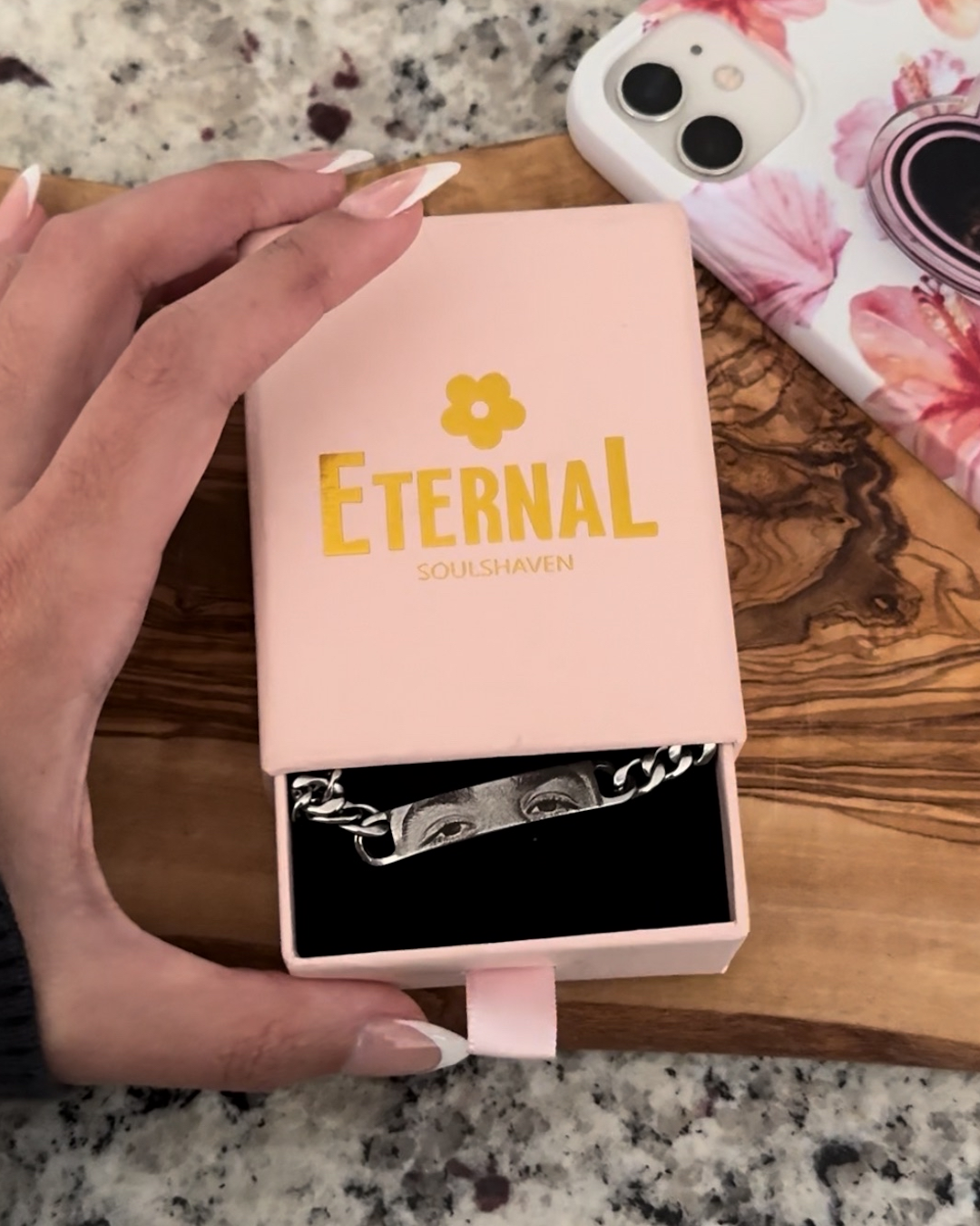 Custom Eyes Engravable Bracelet