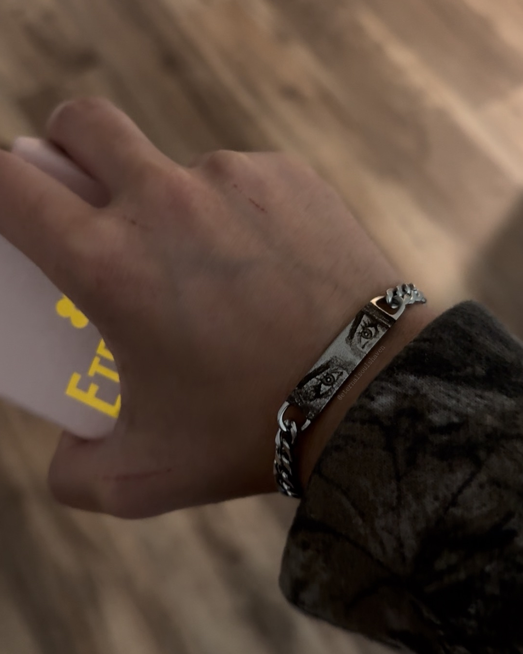 Custom Eyes Engravable Bracelet