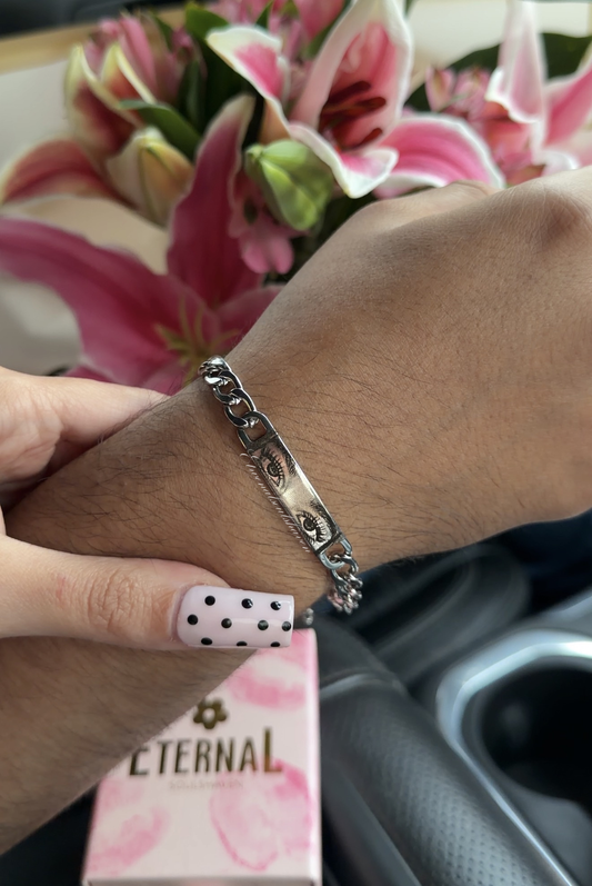 Custom Eyes Engravable Bracelet